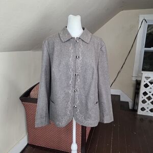 Vintage Original Balzer Sportwear Ralph Loden Wool Jacket Women’s M/L Germany